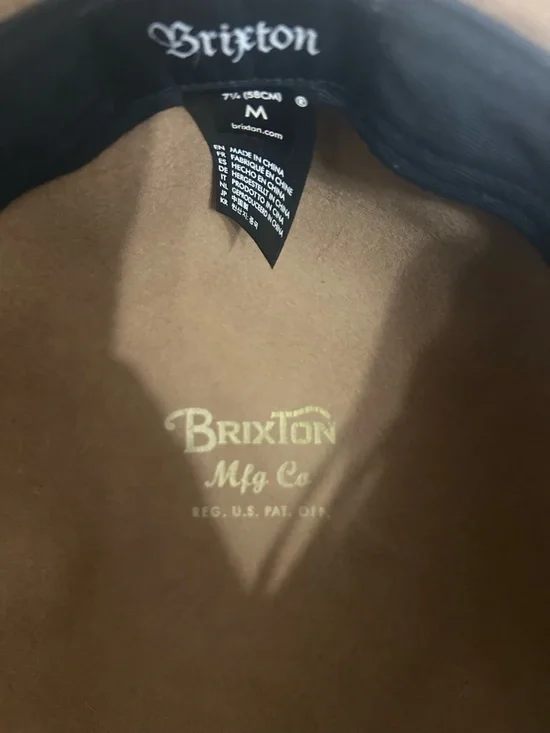 Women’s Brixton Wide-Brim Wool Felt Hat with Chin Cord - Picture 3 of 4